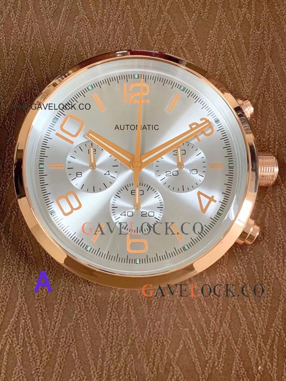Mont Blanc Timewalker Chronograph Wall Clock Rose Gold case